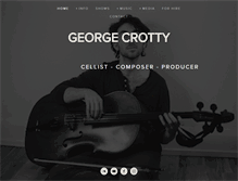 Tablet Screenshot of georgecrotty.com